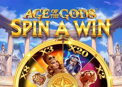  Age of the Gods™ Spin a Win