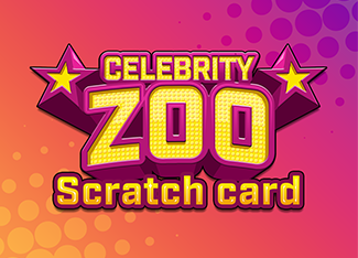  Celebrity Zoo Scratch Card